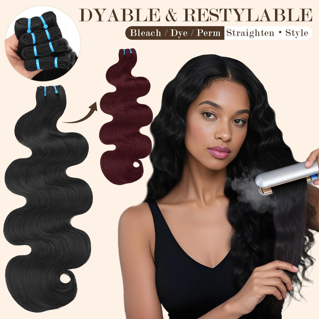 Body Wave Bundles | 100% Raw Virgin Human Hair | YoungHair