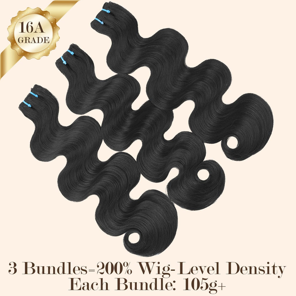 Body Wave Bundles | 100% Raw Virgin Human Hair | YoungHair